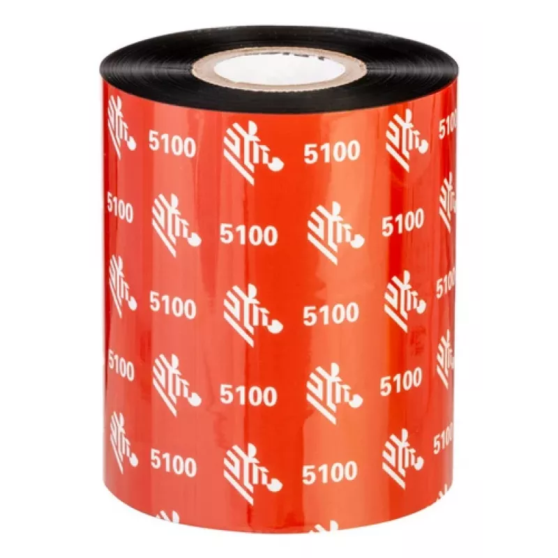 Zebra 5100 Premium Resin thermal ribbon 450 m Black