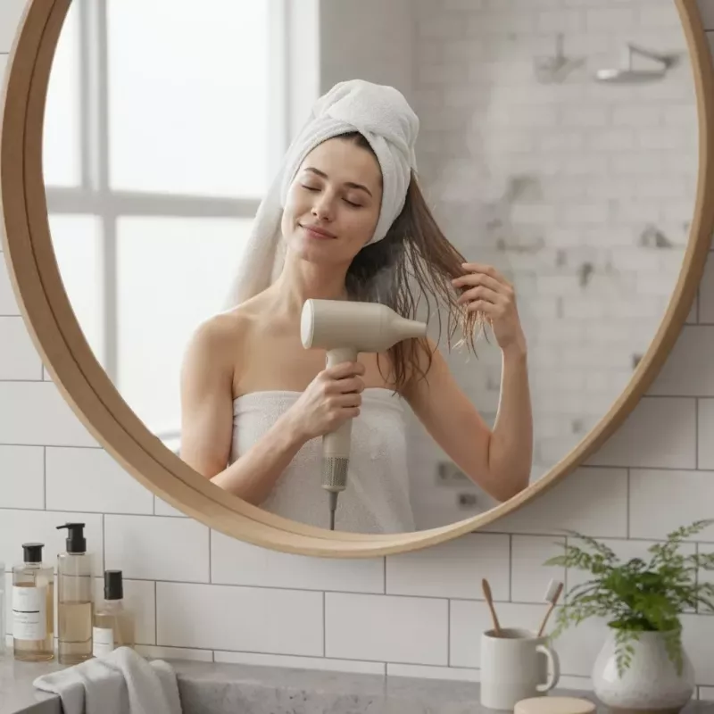 Hair dryer Lovio LVHD001PK with ionization and AirFlow technology