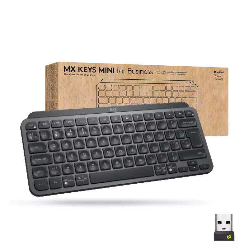 Logitech MX Keys Mini For Business - Graphite - US Intl - Intnl
