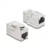 Keystone coupler DELOCK RJ45 female to RJ45 female — inline network connector (model 90796)