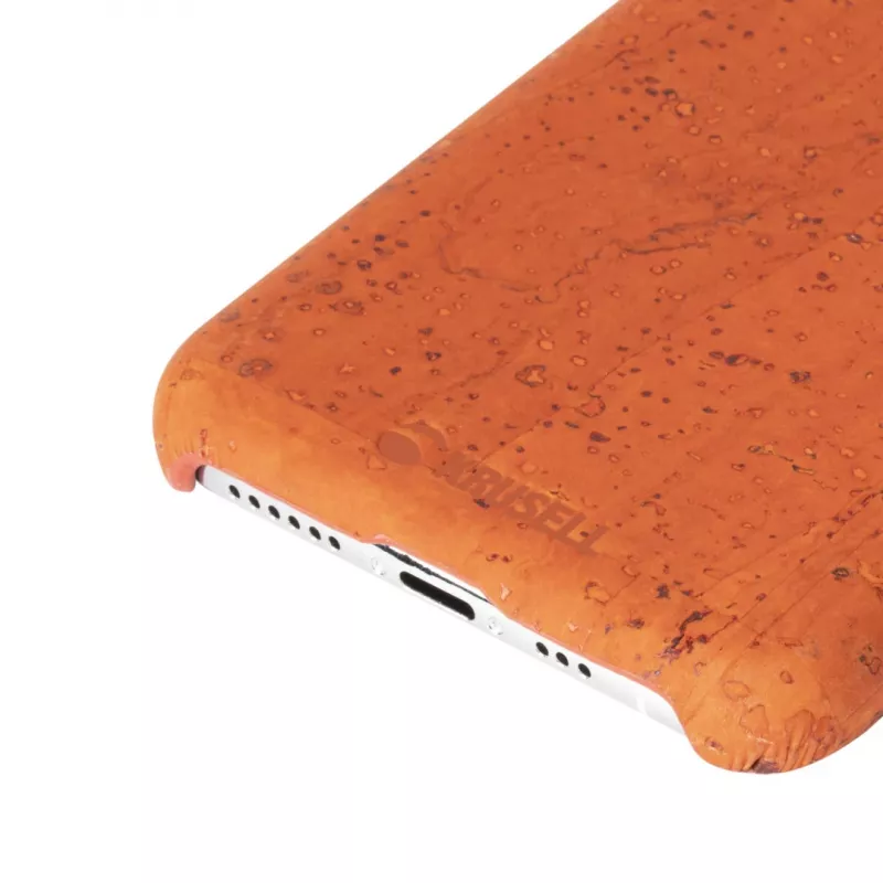 Protective phone cover Krusell Birka for Apple iPhone 11 Pro Max — rust color