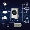 Qoltec, voltage converter, hybrid solar inverter Off-Grid 4kVA 4kW 120A MPPT LCD Wi-Fi BMS Sinus