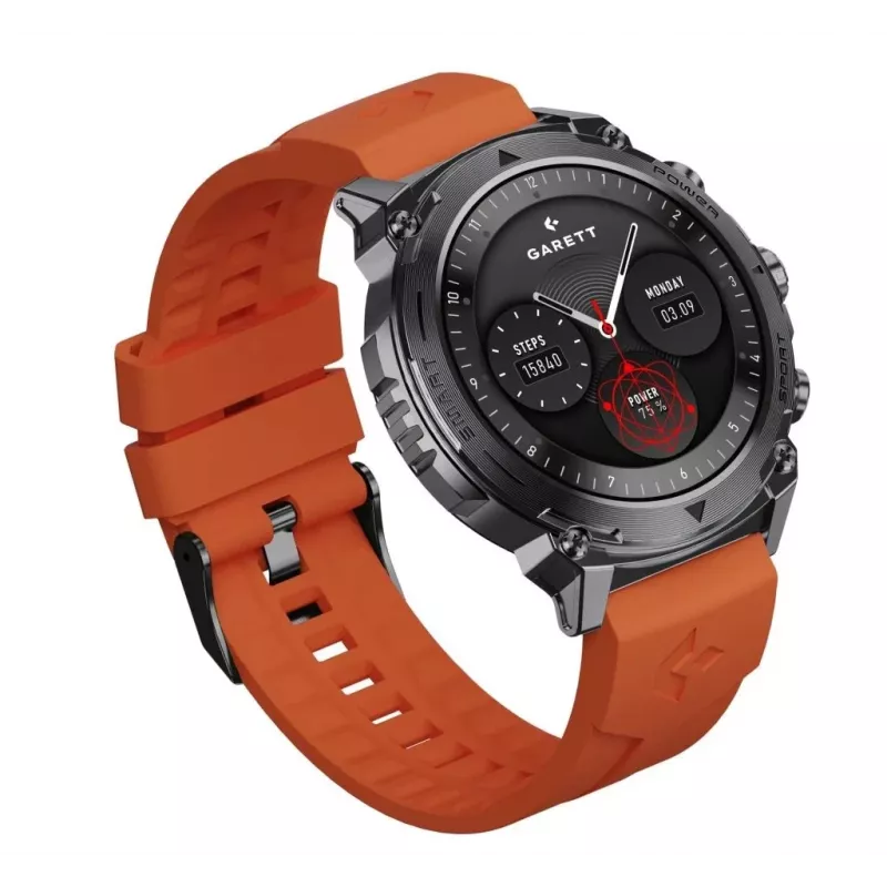 Smartwatch Garett Atom Black Steel