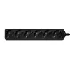 Power Extension LogiLink LPS238B 1.5m 6 AC Outlets Indoor Black