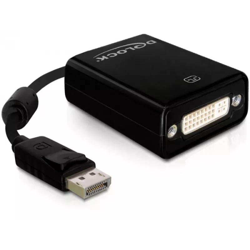 Delock Adapter Displayport male > DVI 24+5 female - DisplayPort-Adapter - DisplayPort (M)