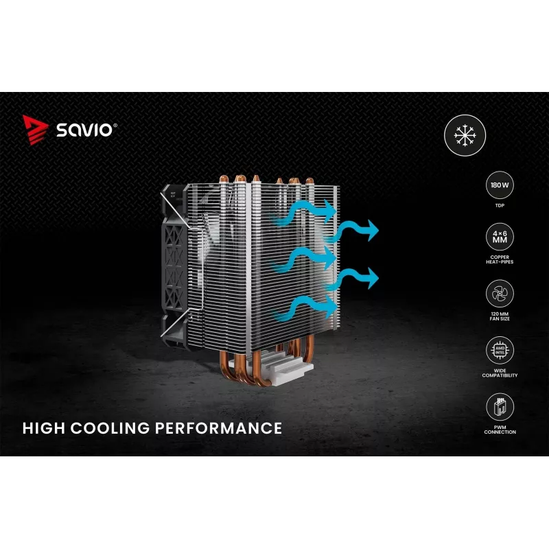 SAVIO VORTEX X2 CPU Cooler