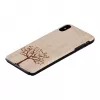 Phone case man and wood for iPhone XS Max — apple tree wood, black