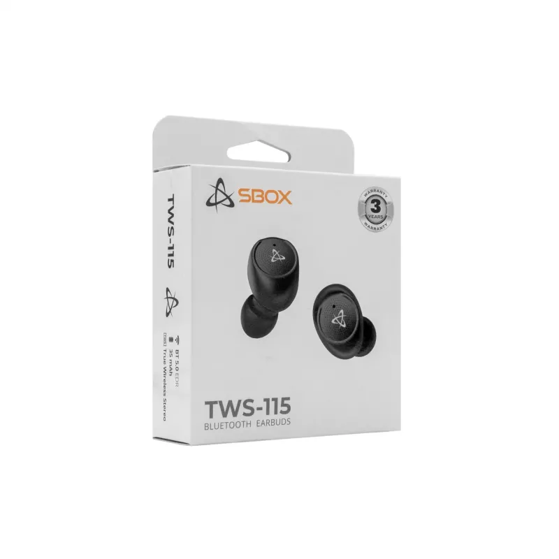 Headphones SBOX EB-TWS115 Black