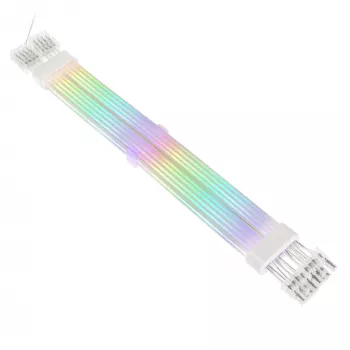 PCI-E 8-Pin Extension Cable Kolink Umbra Radiant ARGB — dual 2× 8-pin, sleeved extension for GPU power