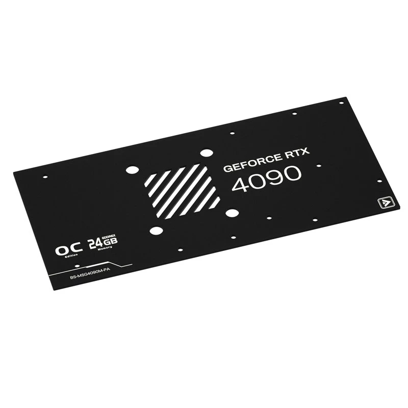 Cooling Block Barrow LRC 2.0 for MSI RTX 4090 Suprim/Trio RGB — Black Acrylic