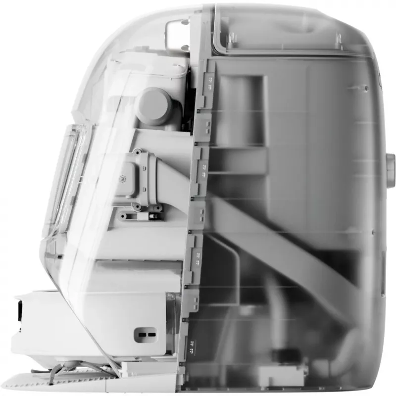 Robot vacuum and wet mop DJI ROMO P (Water Tank Version) — Grey/White, 0.26 L dust, 4 L clean / 3.2 L dirty water, 5000 mAh battery
