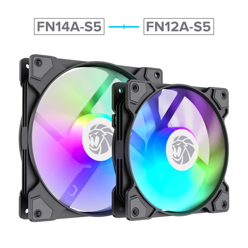 Gamemax | Case fan | FN14A-S5 | Black