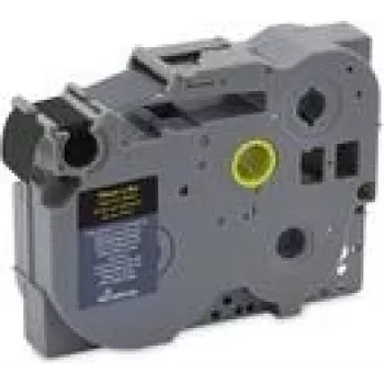 Label tape cartridge MediaRange for Brother TZ-344 / TZe-344 18 mm × 8 m black on transparent