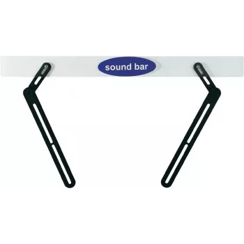 SpeaKa Professional Soundbar Mount Easy Swivel — Black, Pair, model 1211124