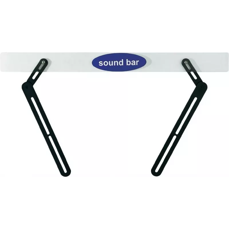 SpeaKa Professional Soundbar Mount Easy Swivel — Black, Pair, model 1211124