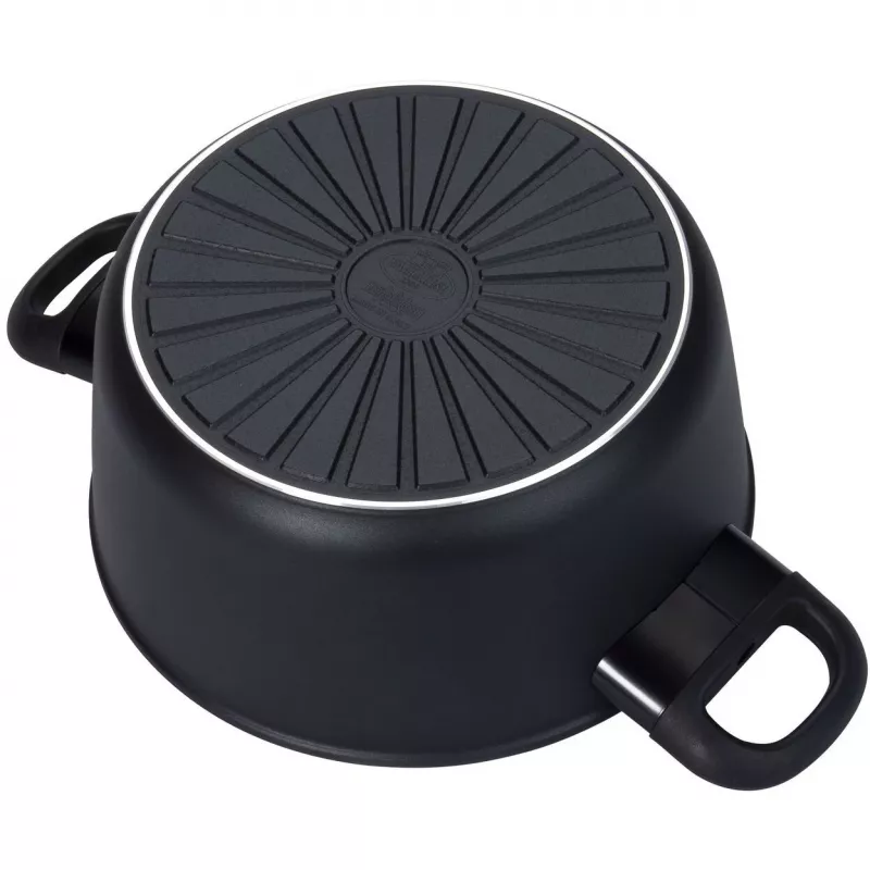 Saucepan BALLARINI 75002-921-0 Round Black Aluminium 24 cm