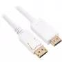 Sharkoon Adapter Cable Displayport 1.2> HDMI 4K White 3 Meter