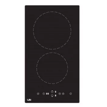 Ceramic hob LIN LC-G3048, built-in 4 cooking zones, 3000 W, touch control, glass top, child lock