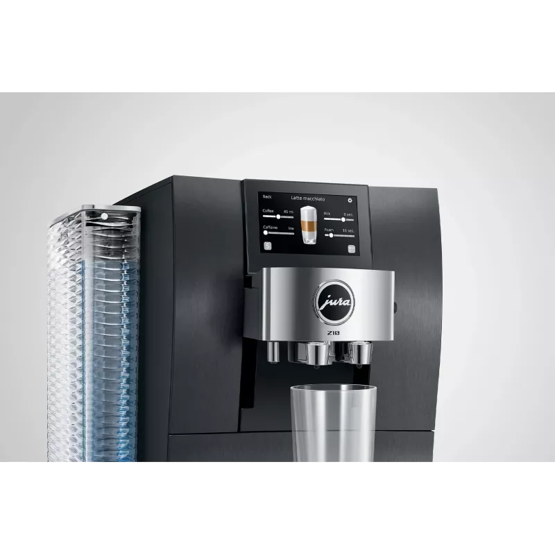 Espresso machine JURA Z10 Fully-auto 2.4 L Aluminium Black, 1450 W, 15 bar, 51 beverages