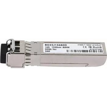 SFP+ Fiber Optic Transceiver CBO SFP-10G-ZR compatible, 10G, single‑mode