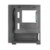 PC Case TACENS Mars Gaming MC-VORTEX Mini Tower Mini-ITX/Micro-ATX Tempered Glass Black, 3x120mm, 27.3 cm GPU, 162 mm CPU cooler