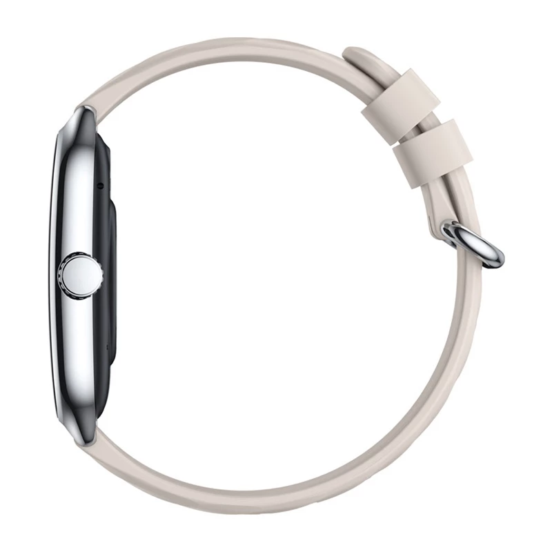 Smartwatch Zeblaze GTS 4 — 1.94 inch (4.93 cm) AMOLED 466×466 px, Touchscreen, Wi‑Fi, Metal Case, Silicone Band (White)
