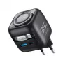GaN travel charger Havit UC250 A-EU 20V 1xUSB-C 0.7m black