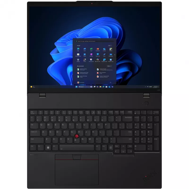 Lenovo ThinkPad L16 Gen 2 (Intel) Intel Core Ultra 5 225U Laptop 40.6 cm (16 inch) WUXGA 32 GB DDR5-SDRAM 1 TB SSD Wi-Fi 6E (802.11ax) Windows 11 Pro German Black