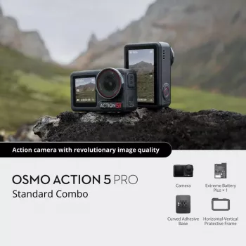 DJI Osmo Action 5 Pro action sports camera 40 MP 4K Ultra HD CMOS 25.4 / 1.3 mm (1 / 1.3) Wi-Fi 146 g
