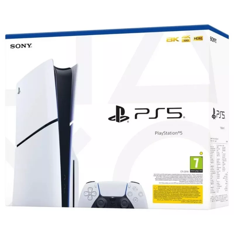 Gaming console Sony PlayStation 5 E Chassis Standard Disc edition — 1 TB SSD, AMD Ryzen Zen 2 3.5 GHz, 16 GB, GDDR6, Bluetooth 5.1, Wi‑Fi, Gigabit Ethernet