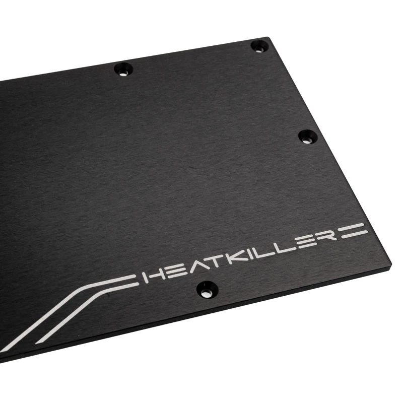 Backplate Watercool 16070 — aluminium computer cooling system part, black, 1 pc
