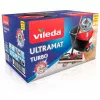Mopping system bucket VILEDA 140827 – black fiber, wet cleaning, telescopic handle 130 cm, 35 cm grip, for laminate/tiles/wood