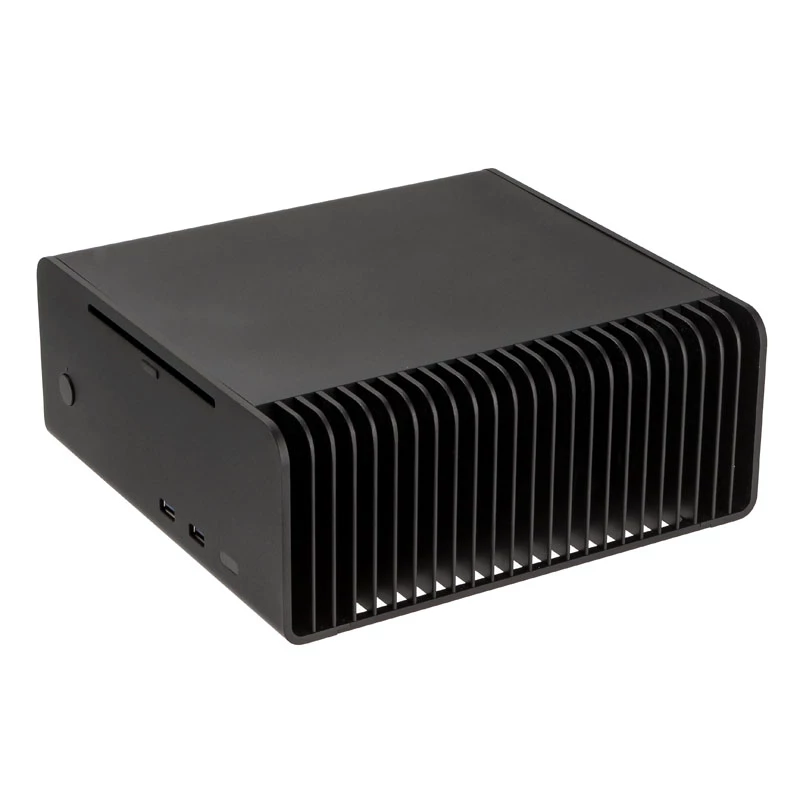 Streacom ST-FC8B Alpha Optical Fanless HTPC-Enclosure + 120-Watt-Power Supply
