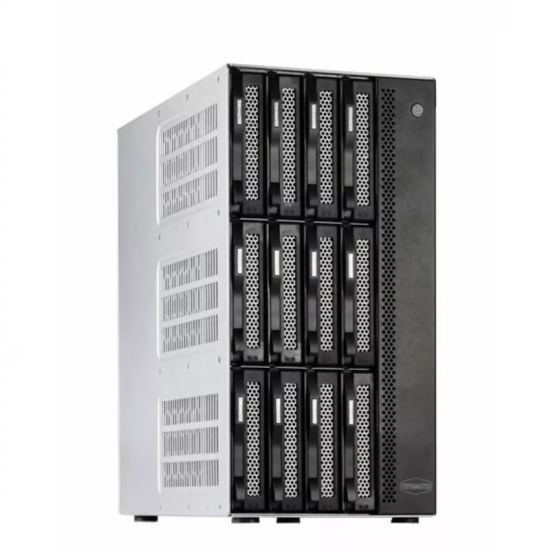 TerraMaster T12-500 Pro NAS Mini Tower Intel® Core™ i7 16 GB DDR5 0 TB Grey