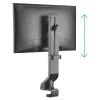 Maclean MC-853 for 1 Monitor Screen Mount Desk Mount with Computer Desk Bracket 17 to 32VESA 75x75 100x100 to 8kg (for 1 Screen)