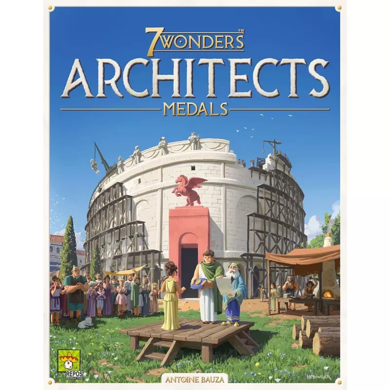 7 Wonders Architects - Medals, Board Game Expansion