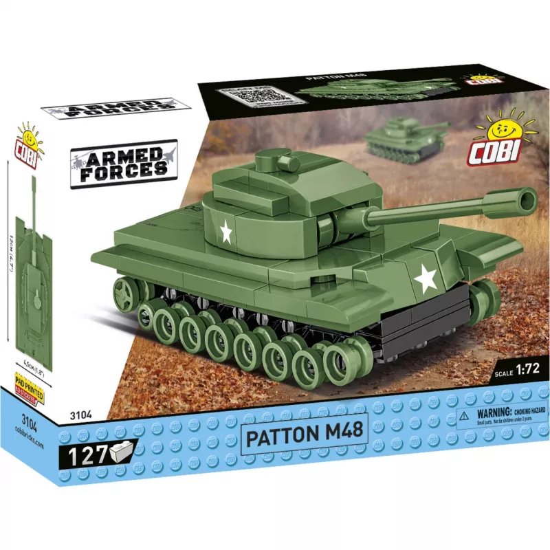 Patton M48, Construction Toy Scale 1:72