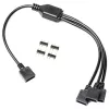 EK Loop D-RGB 3-Way Splitter Cable