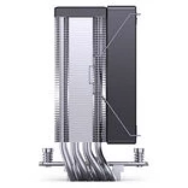 CPU cooler Jonsbo CR-1000MAX 120mm RGB Black — 120mm fan, RGB lighting, black finish