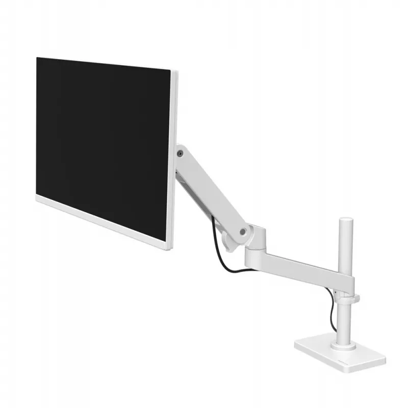 Ergotron LX Pro - Mounting Kit (Monitor Arm) - for LCD-Display - grommet mount, tall pole - Aluminium - White - Screen Size: to 86,4 cm (to 34 inch) (45-709-290)