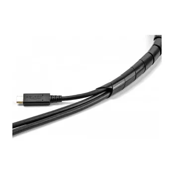 DeLOCK Spiral Hose flexible 2 m x 12 mm black Polyethylene