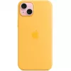Silicone Case Cover Apple iPhone 15 Plus MagSafe Orange