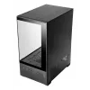 Mini Tower PC case TACENS Mars Gaming MC-SE2 — Mini-ITX / Micro-ATX, black, side window, bottom PSU, supports 2x2.5 inch + 1x3.5 inch