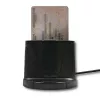 Smart Card Reader Qoltec 50632 USB 2.0 Black 1m Cable