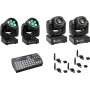 LED set EUROLITE TMH-W63 TMH-S30 USB QuickDMX Easy Show — DMX-controlled LED wash and spot heads