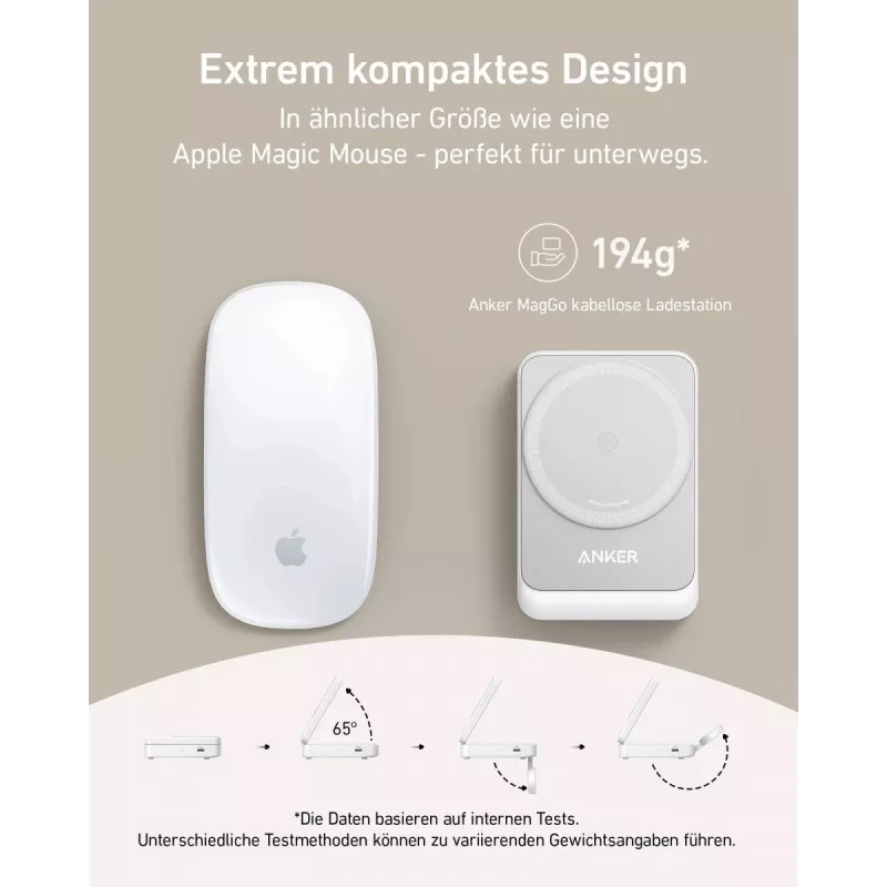 MagGo 3-in-1 15W foldable white EU