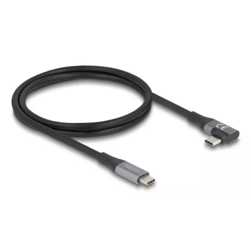 USB Cable DeLOCK 81131 1m USB C Black 40 Gbit/s