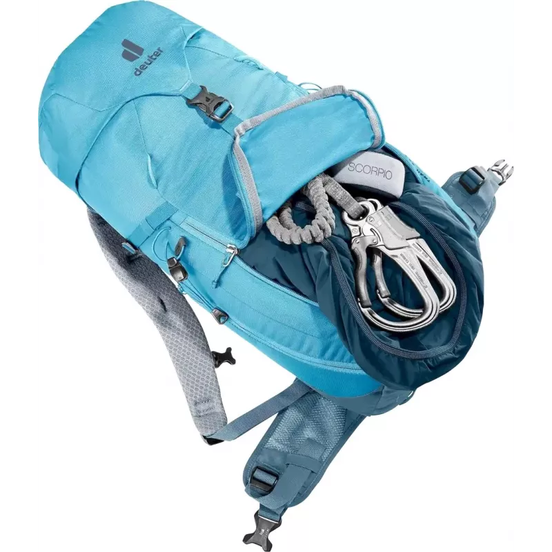 Backpack DEUTER Trail 22 SL women's hiking rucksack, 22 L, lagoon-atlantic, polyester, 990 g