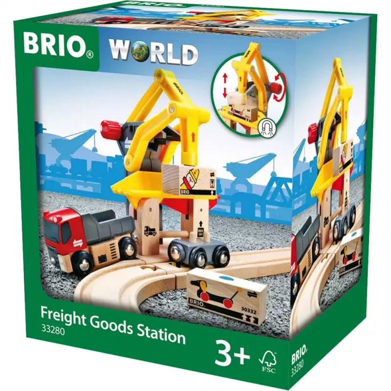 BRIO World Frachtverladestation cargo loading station play building