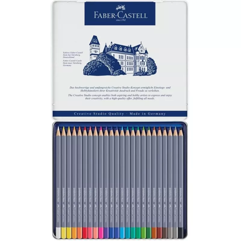 Colored Pencils Faber-Castell Goldfaber Aqua 24 pcs